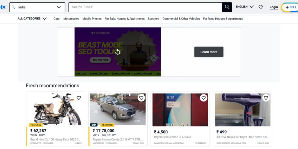 Reselling Apps in India