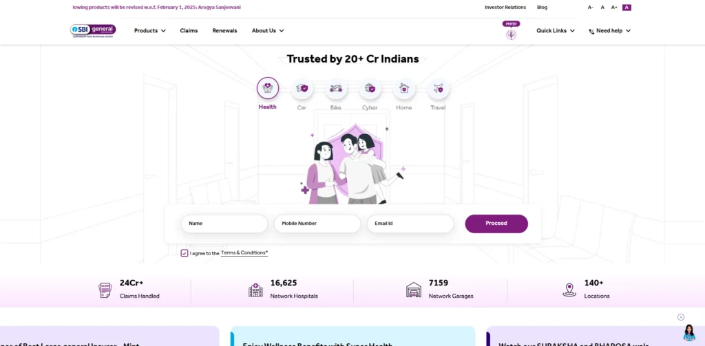 Insurance Company in India - SBI General Insurance