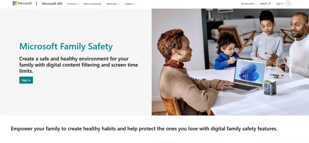 Parental Control Software - Microsoft Family Safety