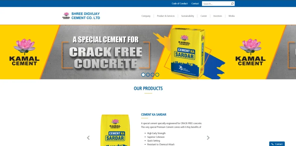 Cement Company in India - Shree Digvijay Cement