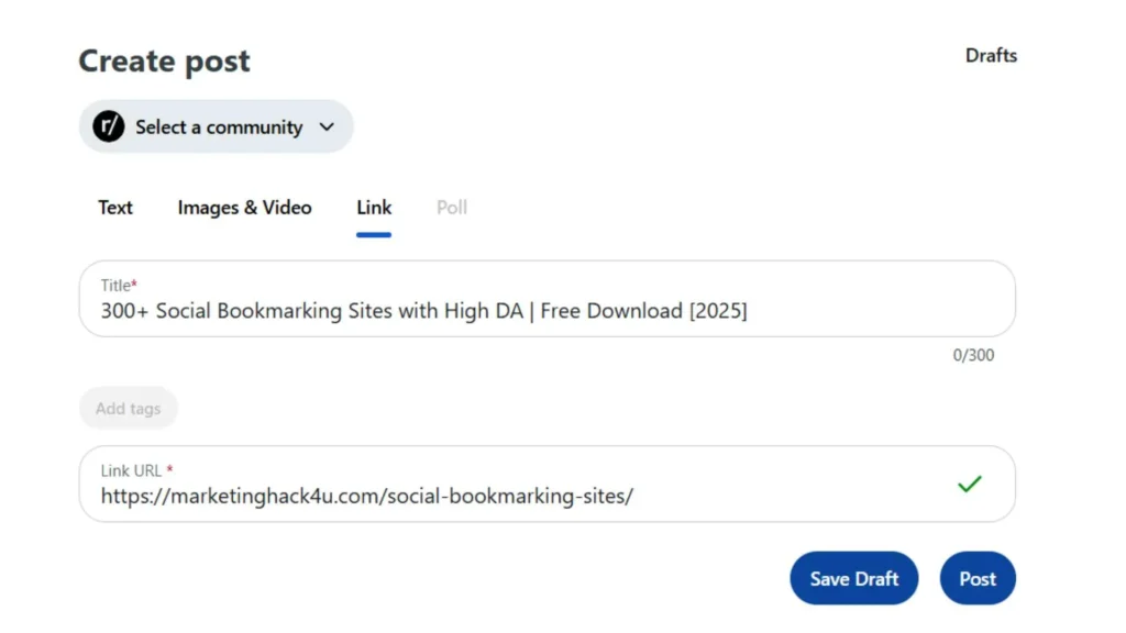 Social Bookmarking Sites