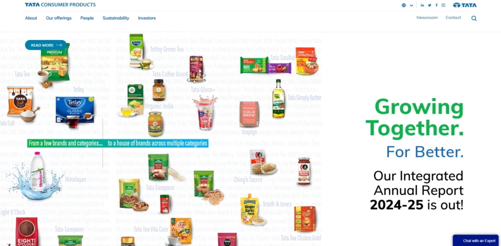 FMCG Company in Mumbai - Tata Consumer Products Ltd.