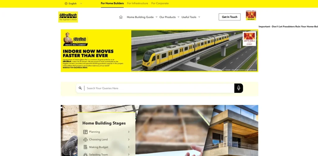 Cement Company in India - UltraTech Cement Ltd
