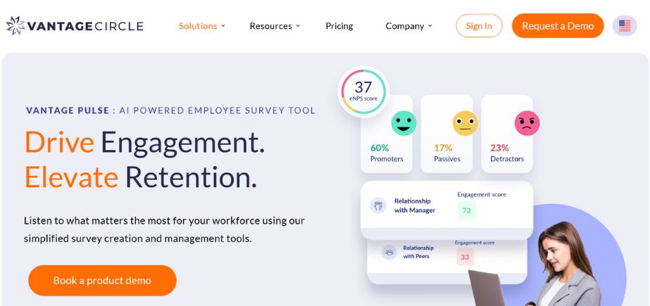 Employee Engagement Survey Software - Vantage Pulse