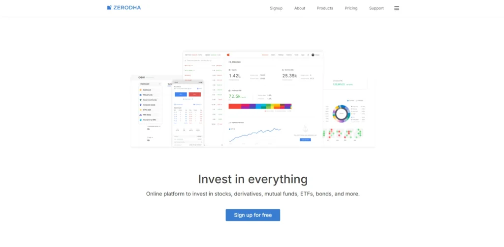 Fintech Company in India - Zerodha