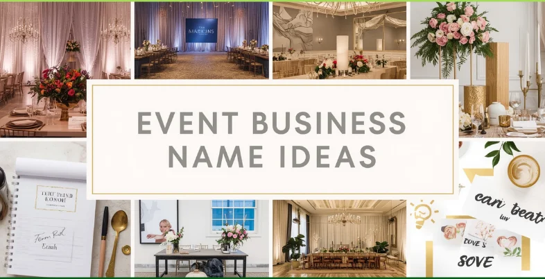 300 Event Business Name Ideas