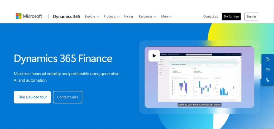 Corporate Accounting Software - Microsoft Dynamics 365 Finance
