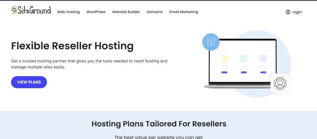 Reseller Hosting Provider - SiteGround