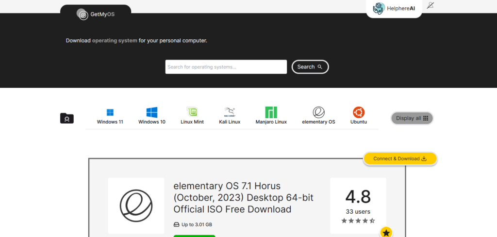 OS - elementary OS 7.1 “Horus”

