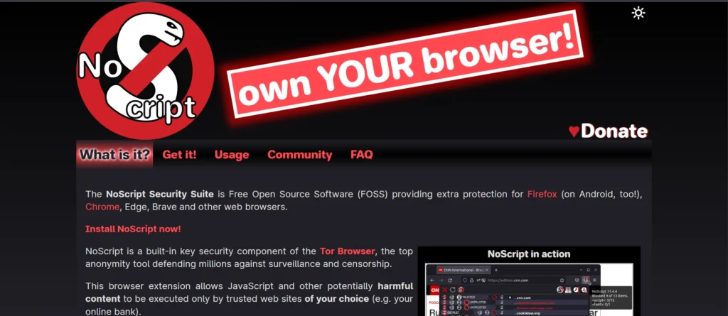 NoScript Security Suite - Ad Blocker for Chrome