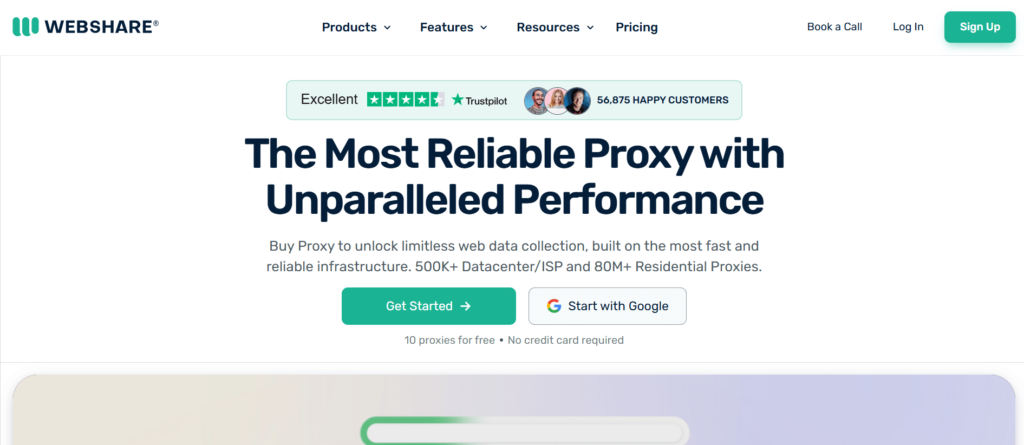 Residential Proxy Provider – Webshare