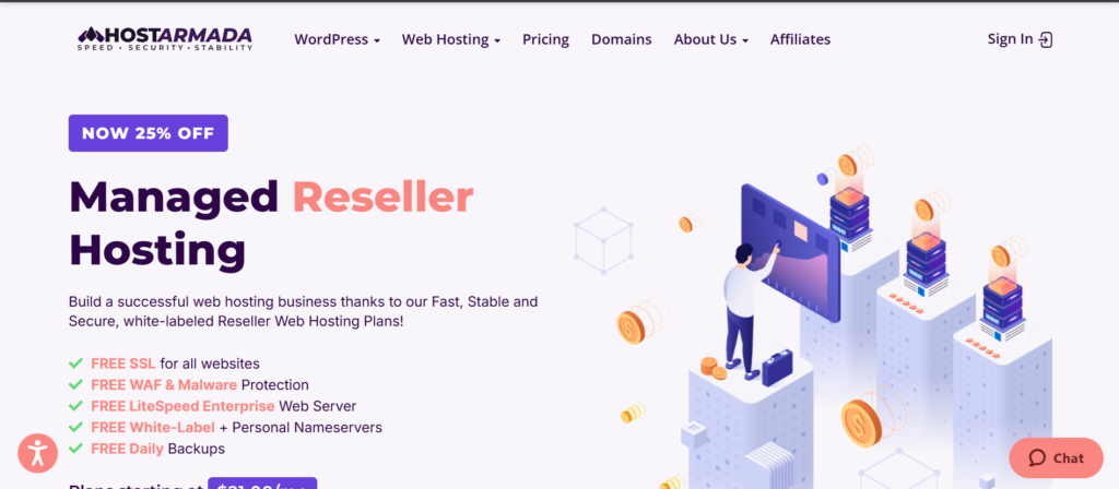 Reseller Hosting Provider - HostArmada