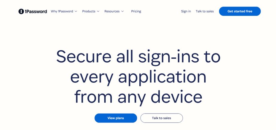 password management tools - 1password