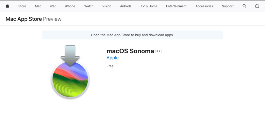 OS - macOS Sonoma

