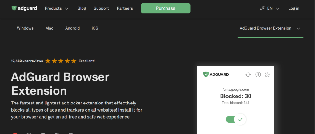 AdGuard AdBlocker - Ad Blocker for Chrome

