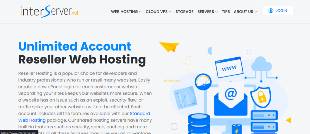 Reseller Hosting Provider - InterServer