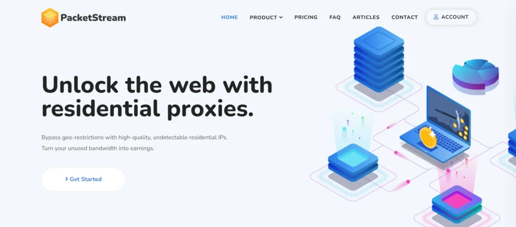 Residential Proxy Provider – PacketStream