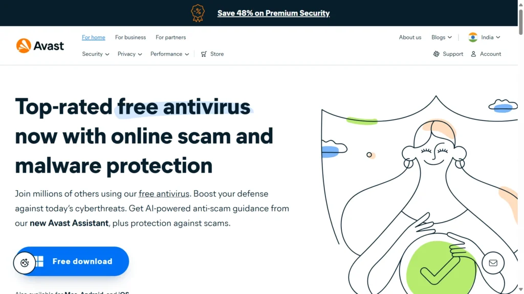 Antivirus Software for Windows 11 - Avast