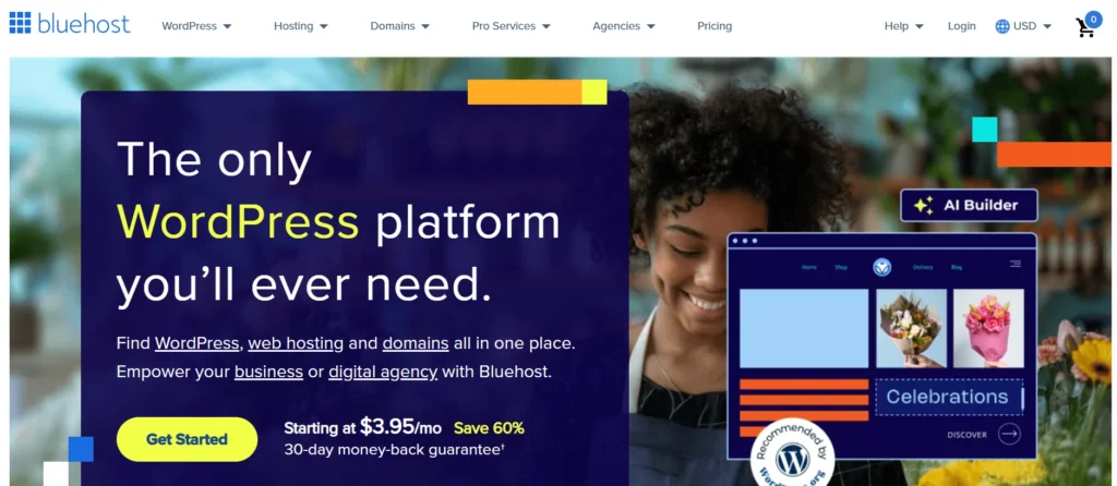 PHP Hosting Provider – Bluehost