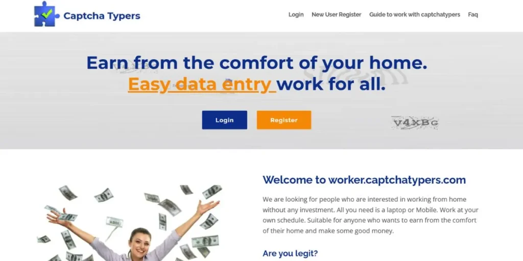 Captcha Typing Jobs