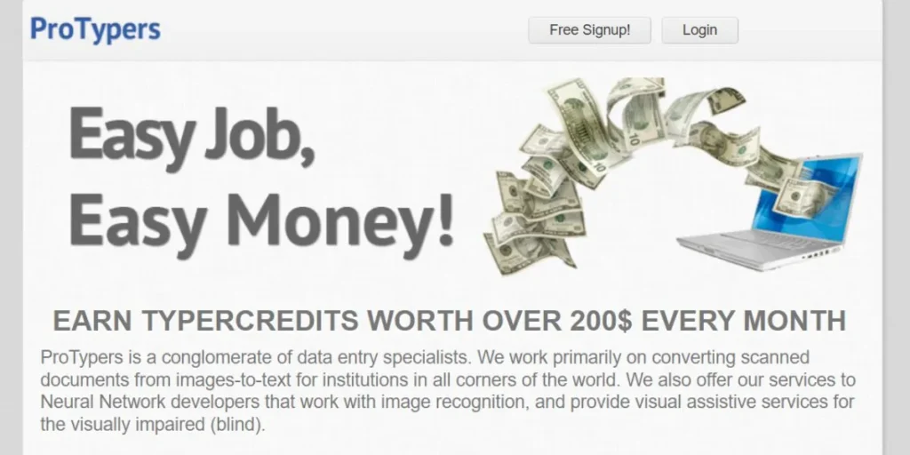 Captcha Typing Jobs