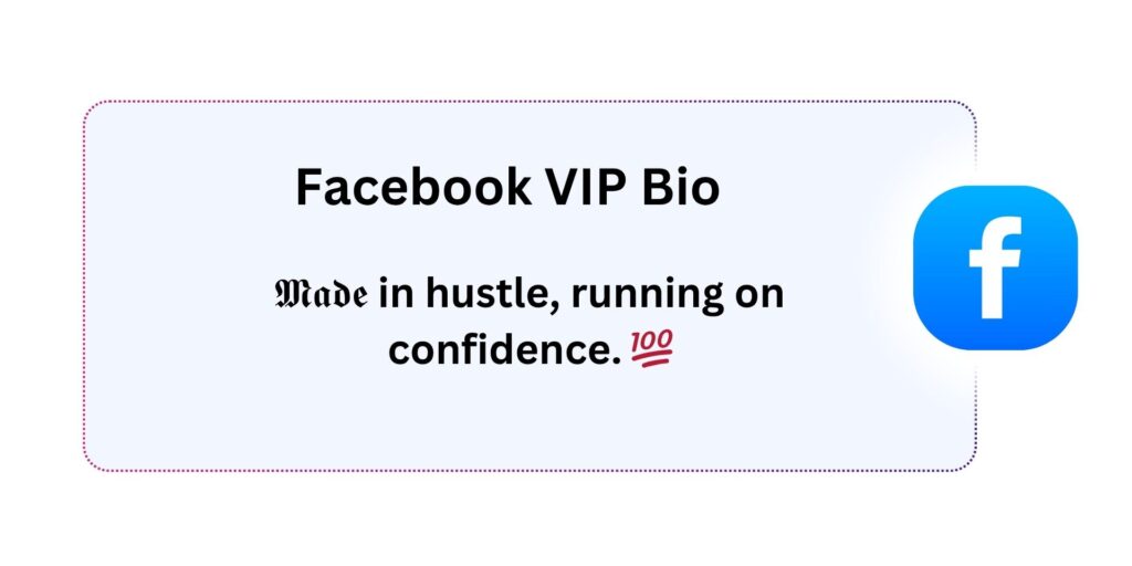 Facebook VIP Bio