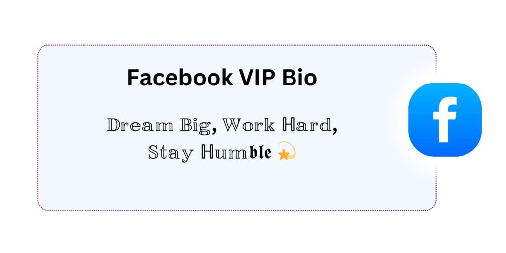 Facebook VIP Bio