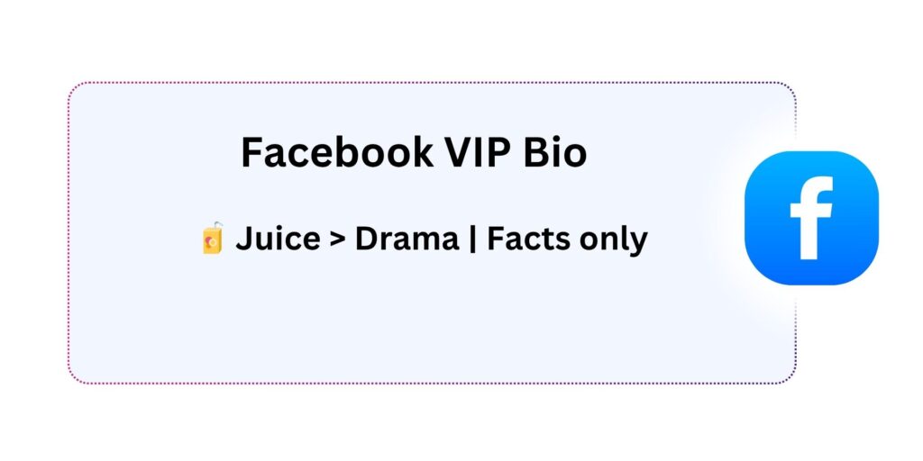 Facebook VIP Bio