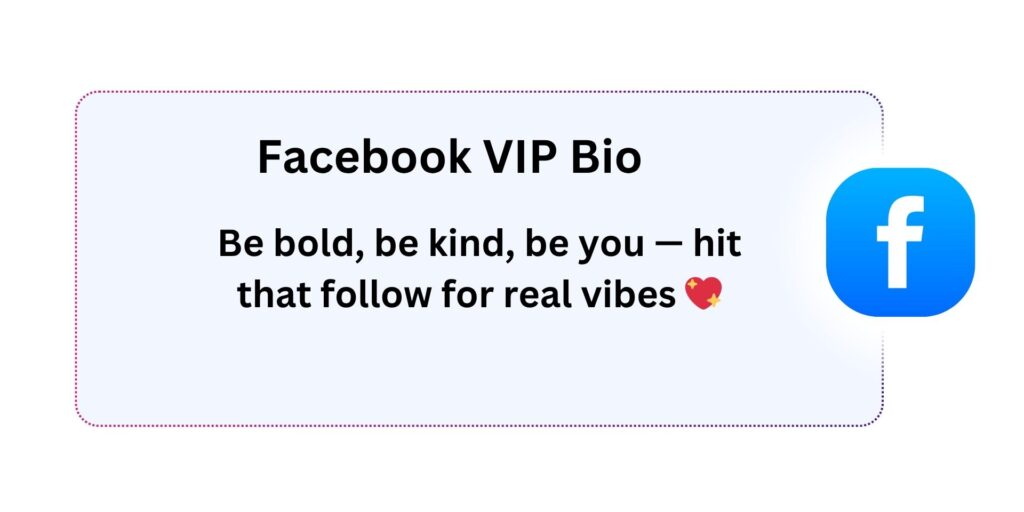 Facebook VIP Bio
