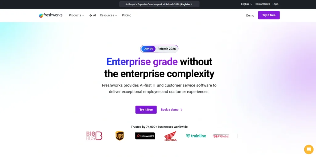 Software Companie in India-Freshworks