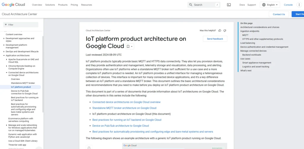 Google Cloud IoT-IoT Platform