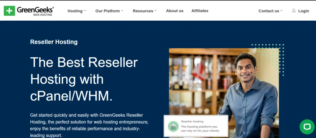 Reseller Hosting Provider - GreenGeeks