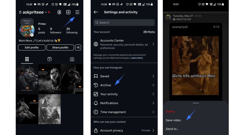 How to Save Instagram Stories with Music