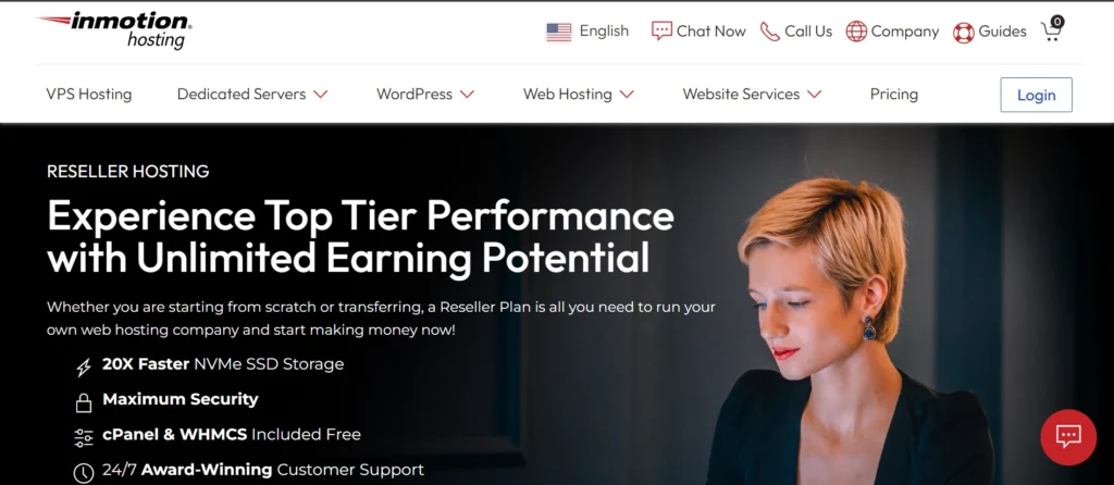 Reseller Hosting Provider - InMotion Hosting