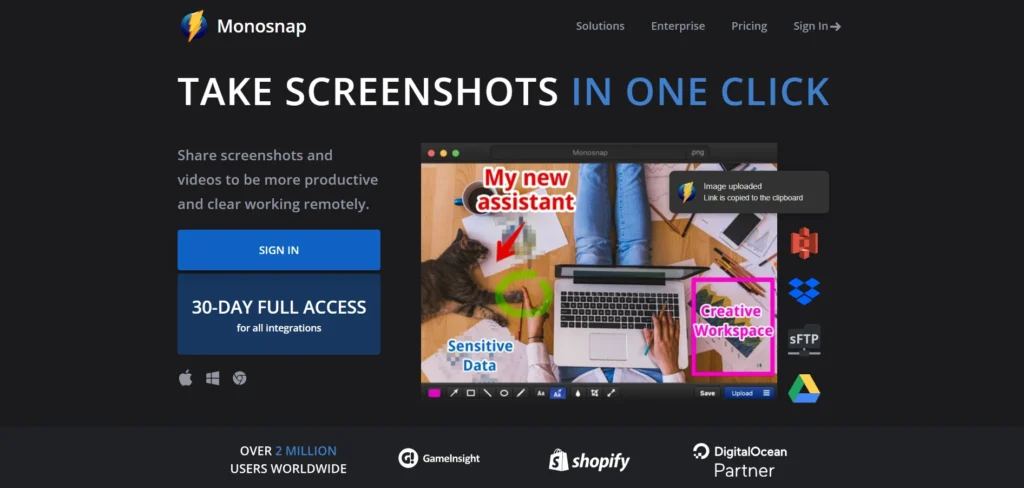 Screen Recording Software for Mac - Monosnap