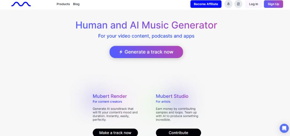 Mubert - AI Music Generators