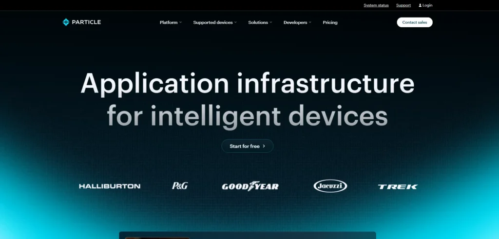 Particle-IoT Platform