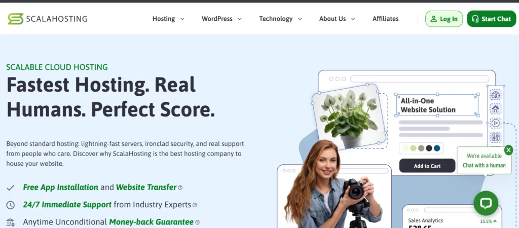PHP Hosting Provider – ScalaHosting