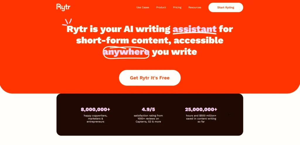 AI Text Generator - rytr