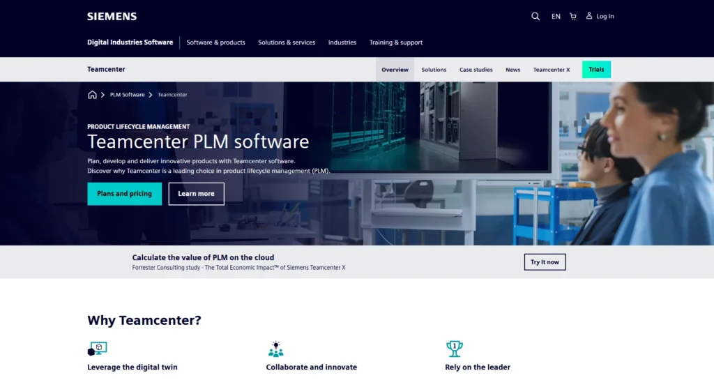 Siemens Teamcenter-Product Lifecycle Management Software