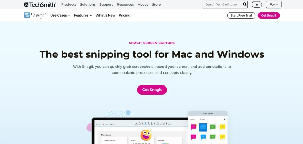 Screen Recording Software for Mac - Snagit