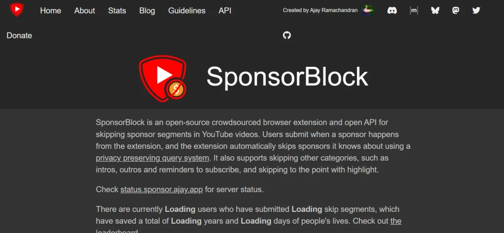 ad blocker software for chrome-sponsorblock