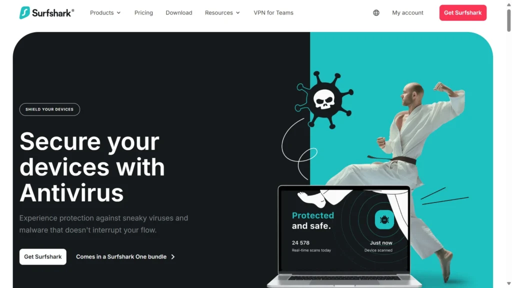 Antivirus Software for Windows 11 - Surfshark Antivirus