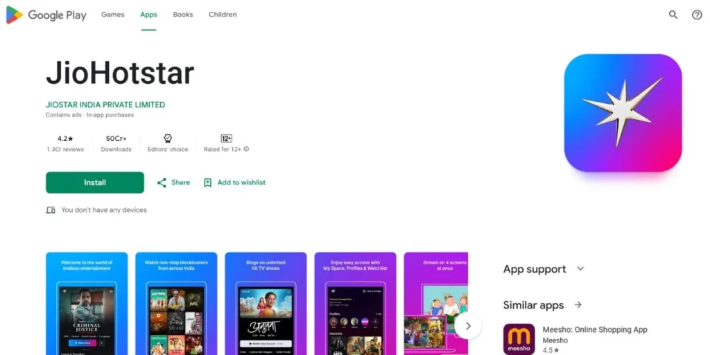 Trending Apps in India