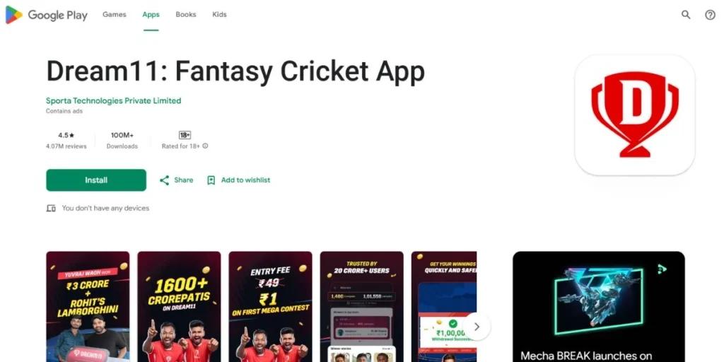 Trending Apps in India