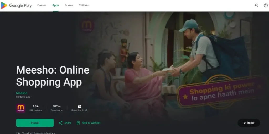 Trending Apps in India