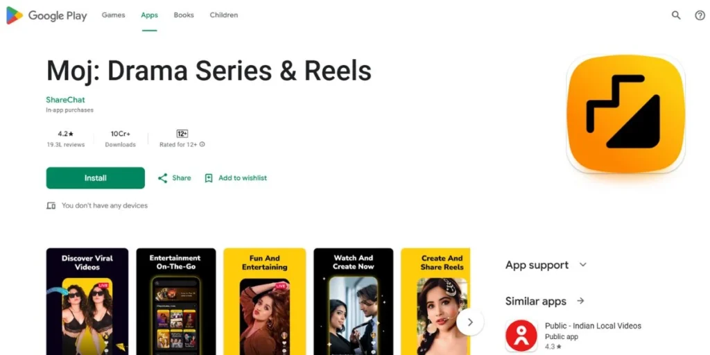 Trending Apps in India