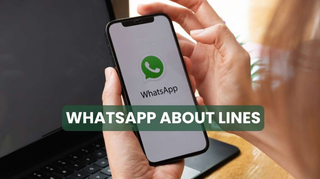 WhatsApp About Lines