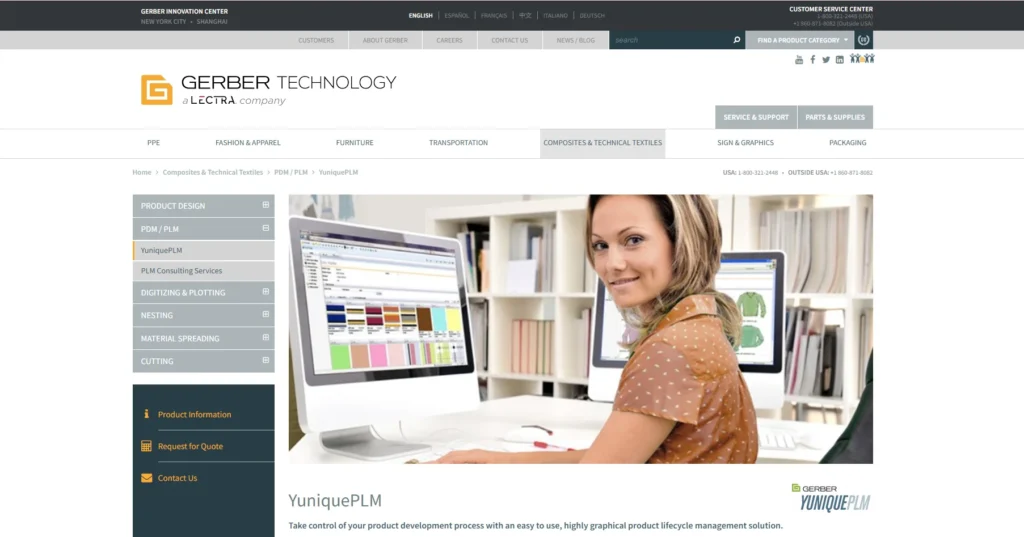 YuniquePLM (by Gerber Technology)- Product Lifecycle Management Software