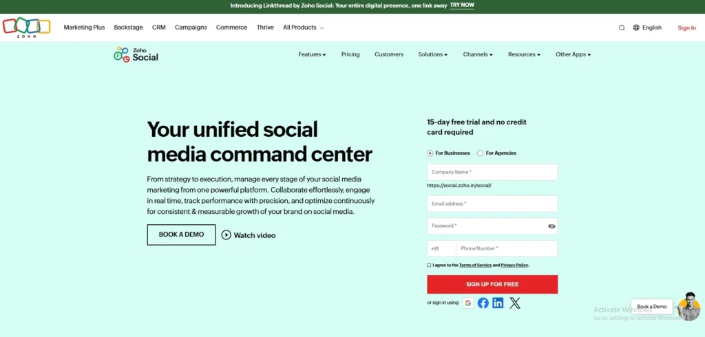 All SMO tool‌-Zoho Soc‌ial